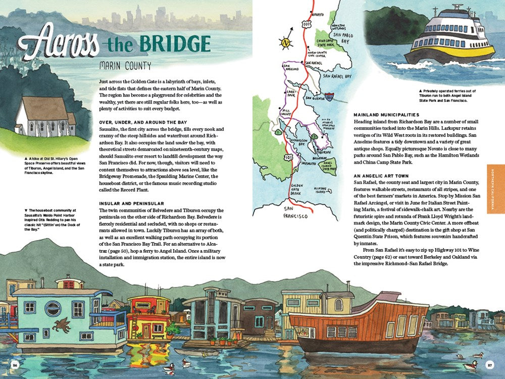 The Best Coast: A Road Trip Atlas : Illustrated Adventures along the West Coasts Historic Highways (Travel Guide to Washington, Oregon, California & PCH)