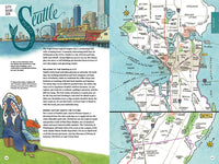 The Best Coast: A Road Trip Atlas : Illustrated Adventures along the West Coasts Historic Highways (Travel Guide to Washington, Oregon, California & PCH)