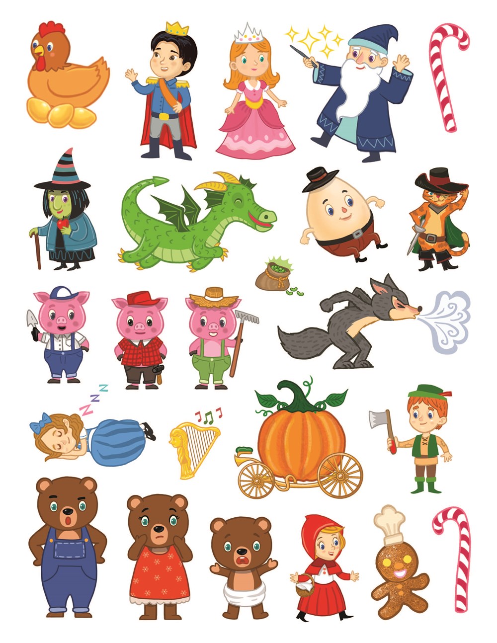 Jumbo Stickers for Little Hands: Fairy Tale Adventures