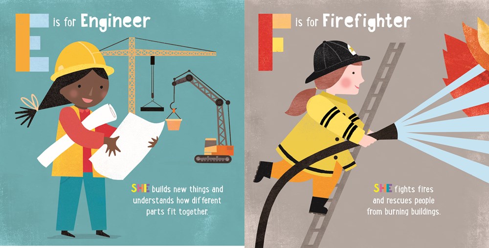 ABC for Me: ABC What Can She Be? : Girls can be anything they want to be, from A to Z