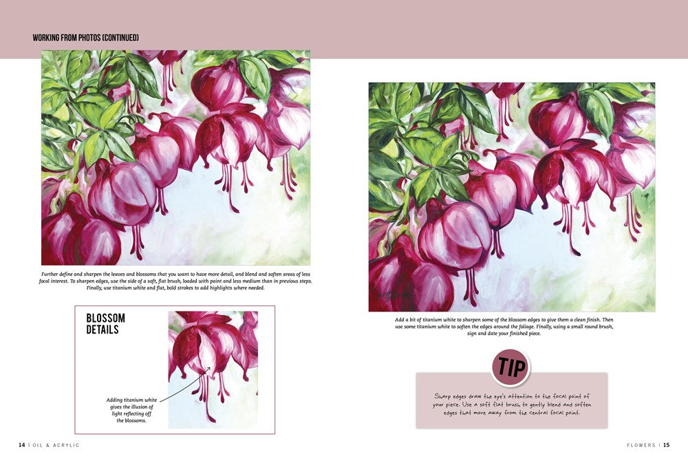 Oil & Acrylic: Flowers