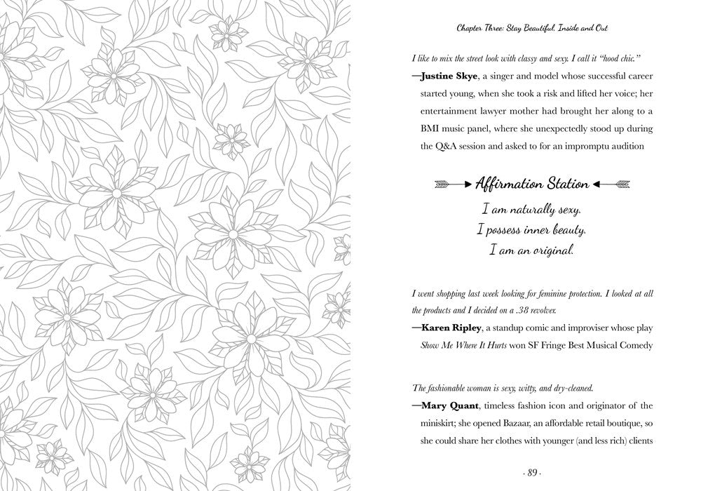 Badass Affirmations: The Wit and Wisdom of Wild Women (Inspirational Quotes for Women, Book Gift for Women, Powerful Affirmations)