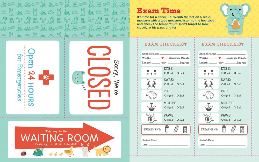 I Want to Be a Vet Activity Book