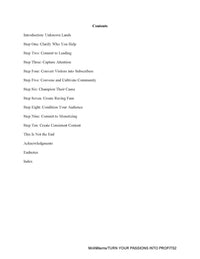 Turn Your Passions into Profits