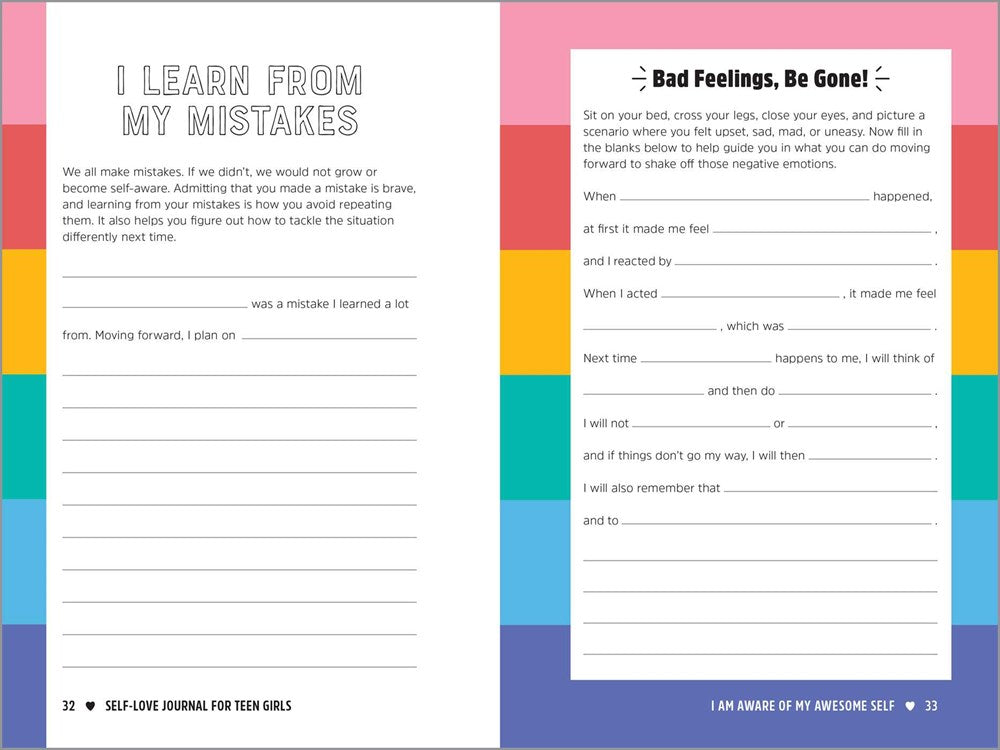 Self-Love Journal for Teen Girls