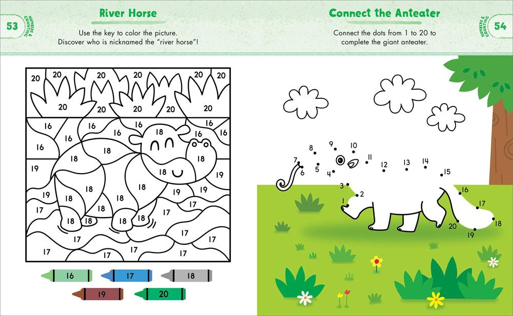Kindergarten Activity Book: Zoo Animals