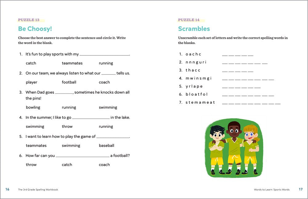 The 3rd Grade Spelling Workbook