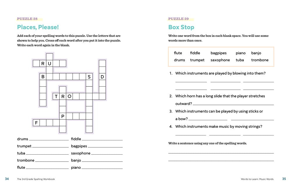 The 3rd Grade Spelling Workbook