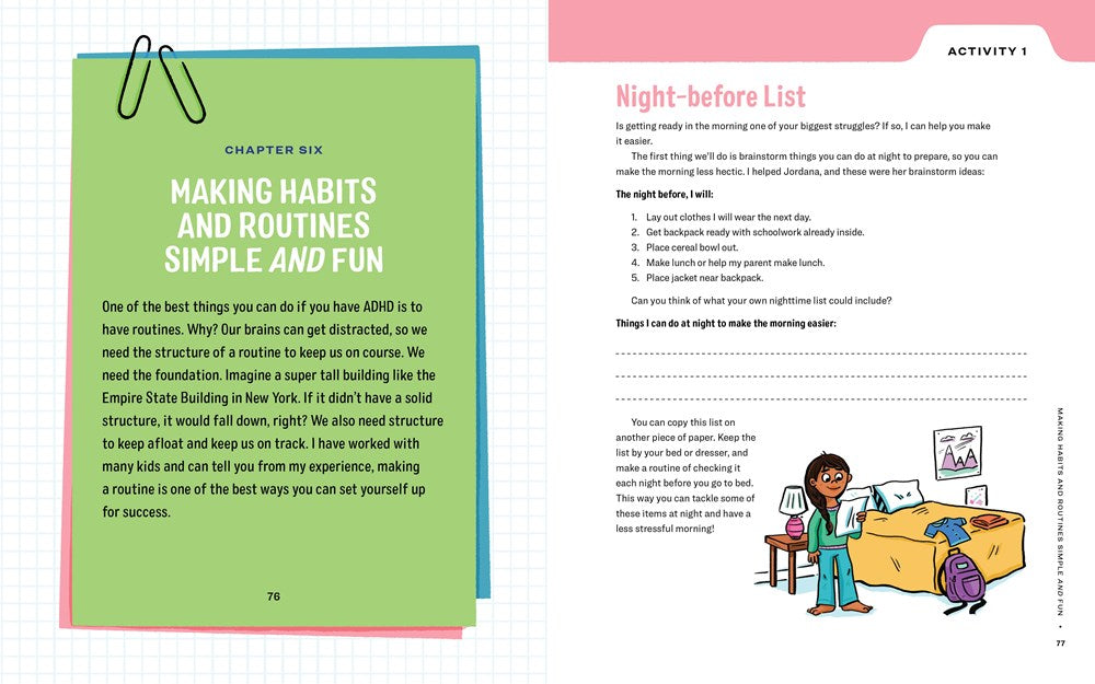 Thriving with ADHD Workbook for Kids: 60 Fun Activities to Help Children Self-Regulate, Focus, and Succeed