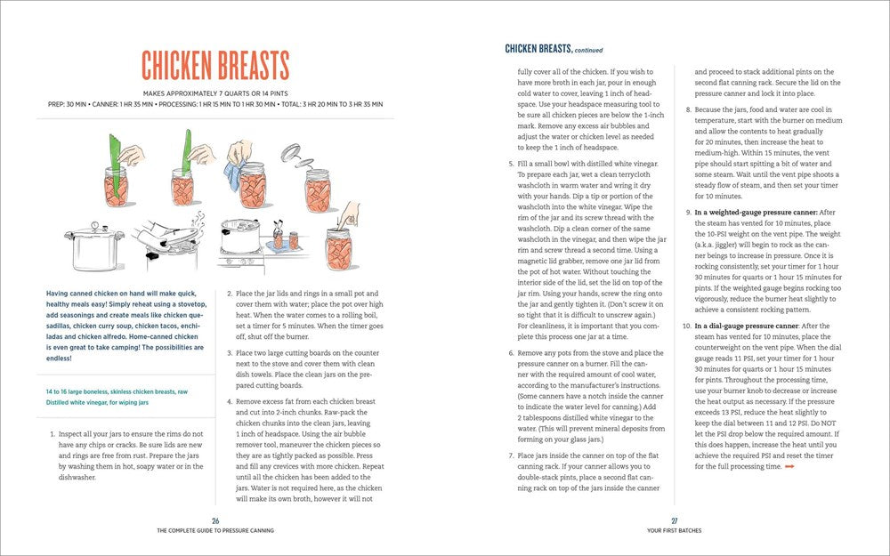 The Complete Guide to Pressure Canning: Everything You Need to Know to Can Meats, Vegetables, Meals in a Jar, and More