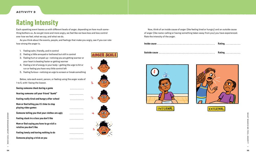 Anger Management Workbook for Kids: 50 Fun Activities to Help Children Stay Calm and Make Better Choices When They Feel Mad