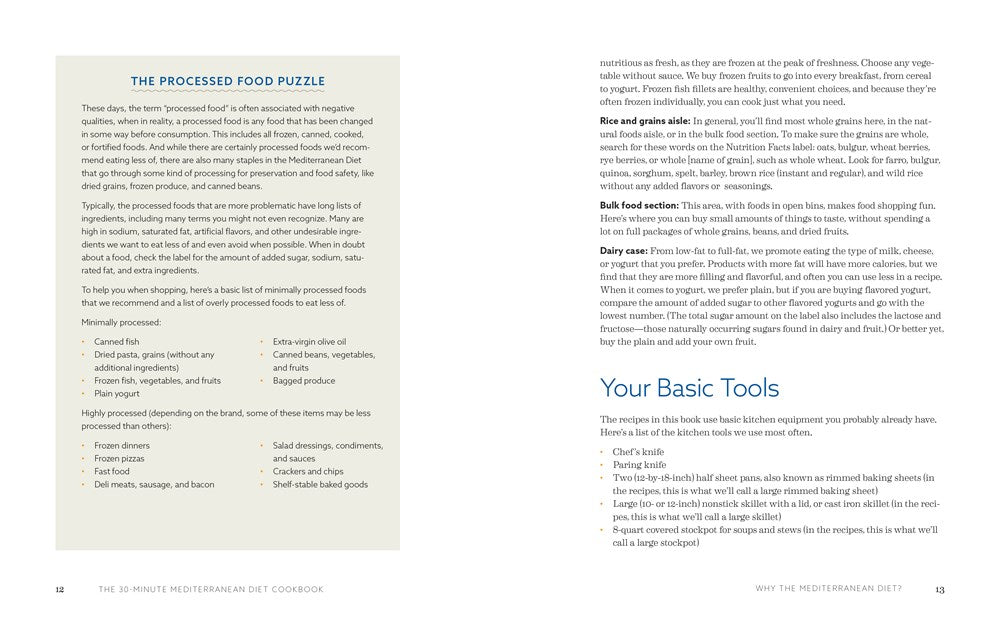 The 30-Minute Mediterranean Diet Cookbook: 101 Easy, Flavorful Recipes for Lifelong Health