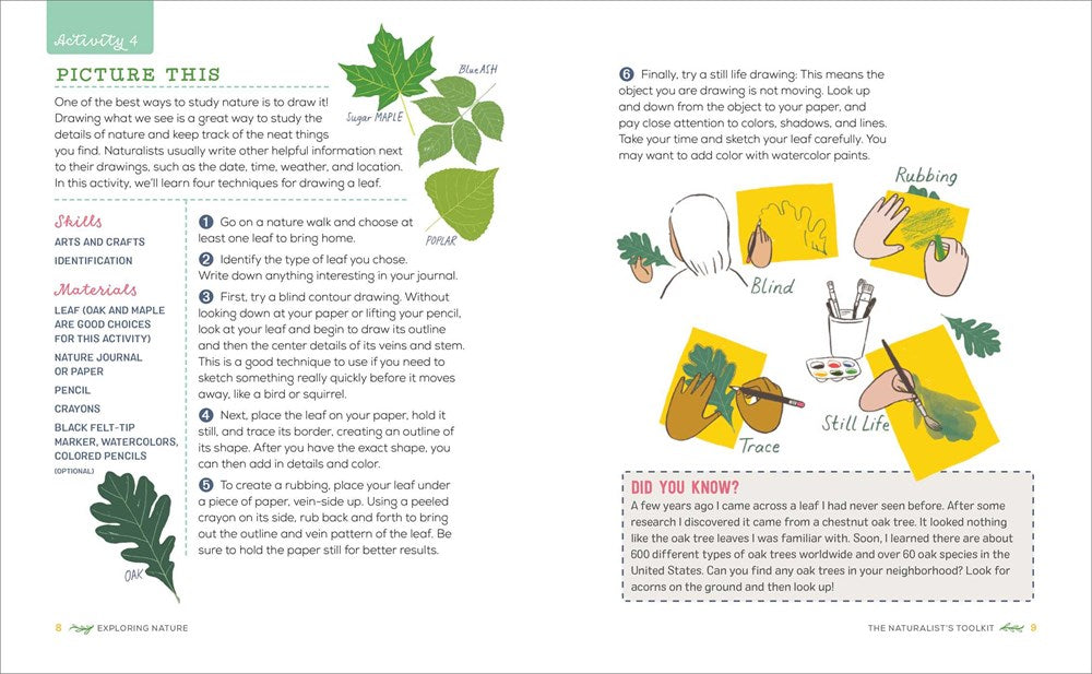 Exploring Nature Activity Book for Kids
