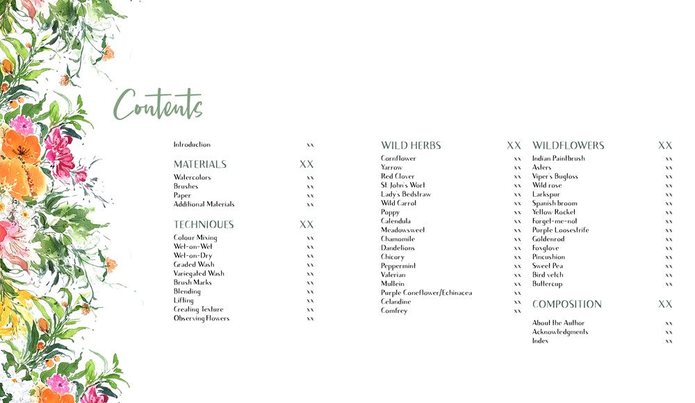 Wildflower Watercolor: The Beginner’s Guide to Painting Beautiful Florals