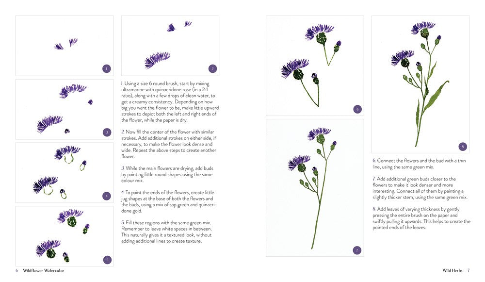 Wildflower Watercolor: The Beginner’s Guide to Painting Beautiful Florals