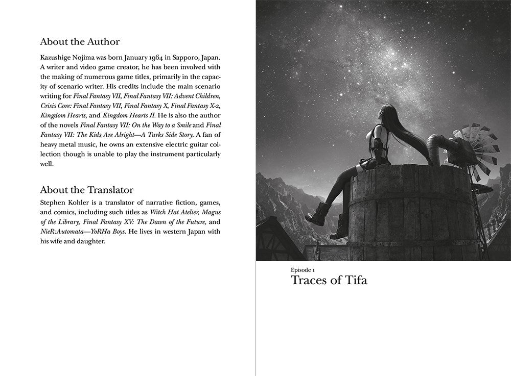 Final Fantasy VII Remake: Traces of Two Pasts (Novel)