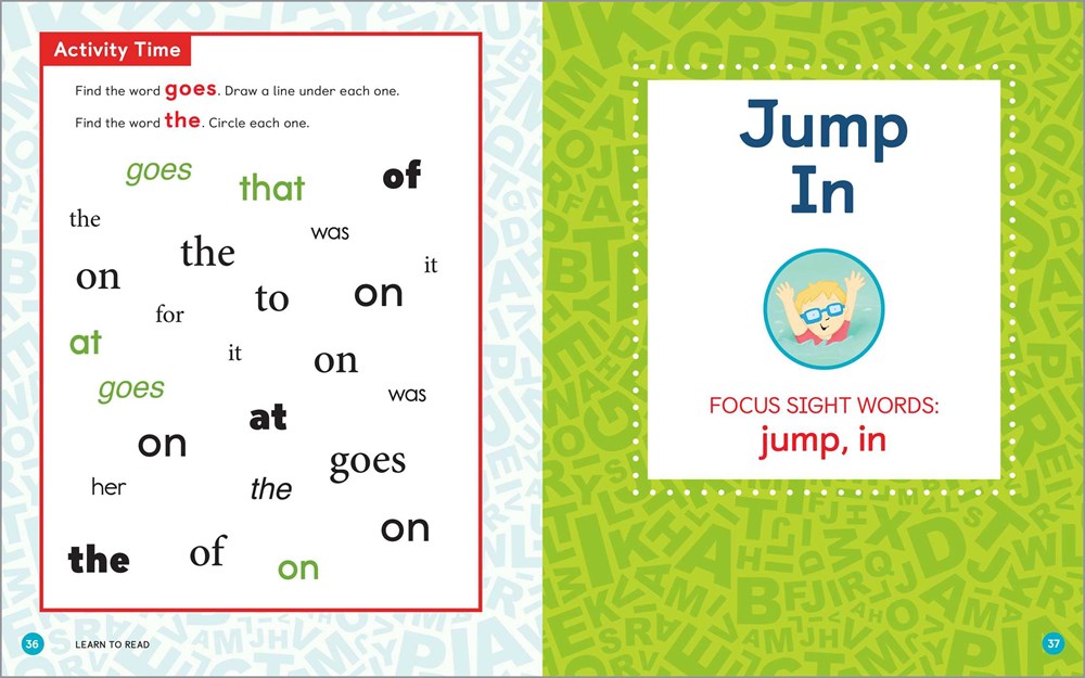 Learn to Read: Sight Words Storybook