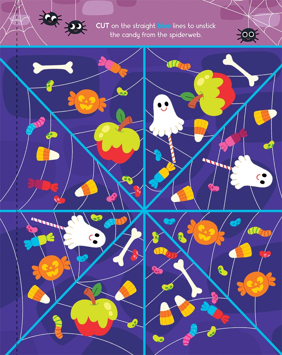 Halloween Scissor & Paste Skills for Kids