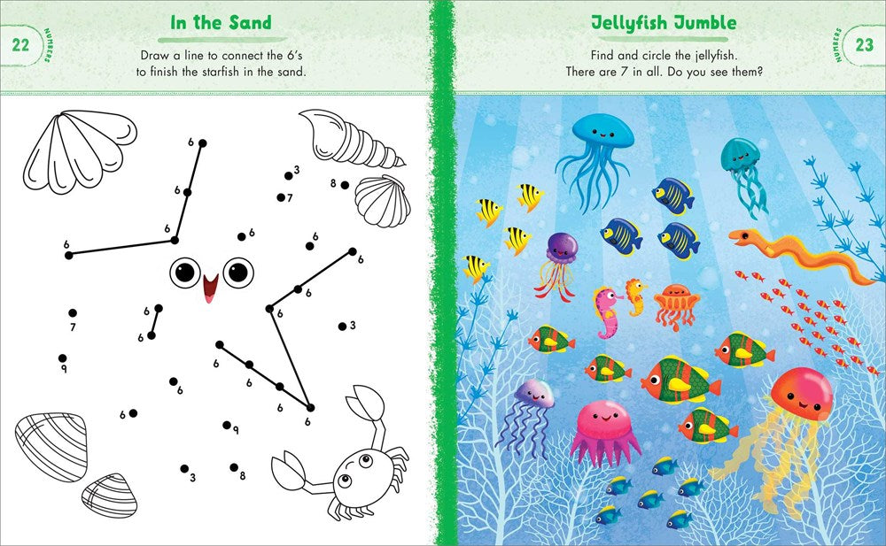 Ocean Animals Preschool Activity Book