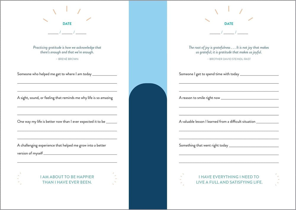 The 5-Minute Gratitude Journal: Give Thanks, Practice Positivity, Find Joy