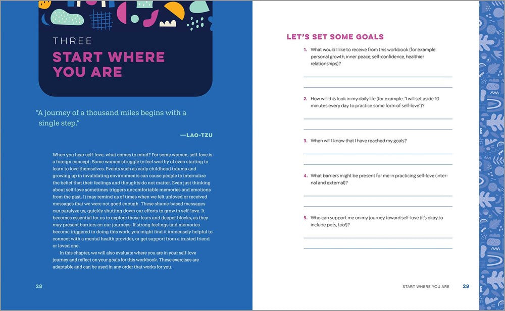 Self-Love Workbook for Women: Release Self-Doubt, Build Self-Compassion, and Embrace Who You Are