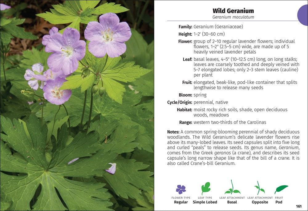 Wildflowers of the Carolinas Field Guide
