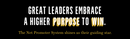 Winning on Purpose
