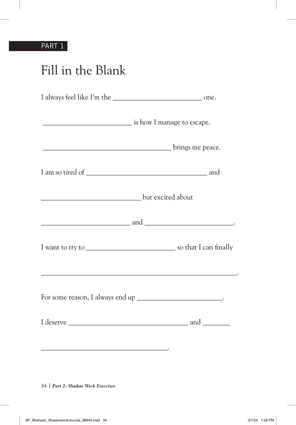 The Shadow Work Journal