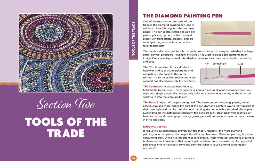 The Diamond Painting Guide and Logbook