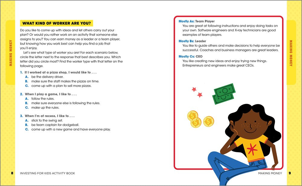 Investing for Kids Activity Book: 65 Activities about Saving, Investing, and Growing Your Money