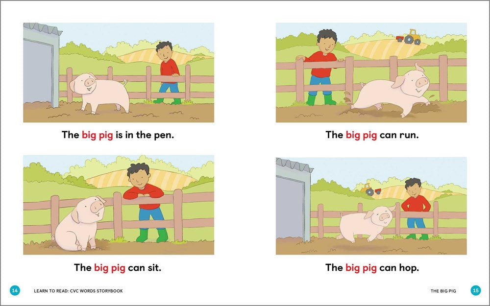 Learn to Read: CVC Words Storybook