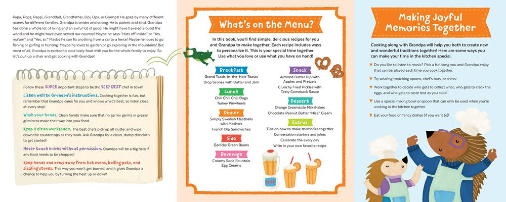 Grandpa and Me Learn to Cook Together