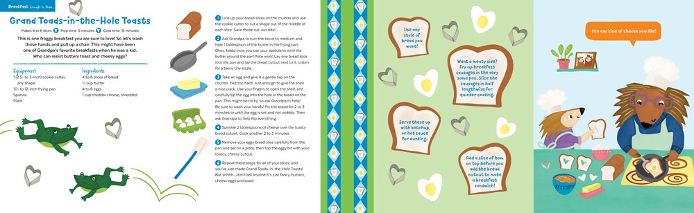 Grandpa and Me Learn to Cook Together