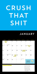 A F*cking 2023 Wall Calendar: Get Your Sh*t Together This Year - Includes Stickers!