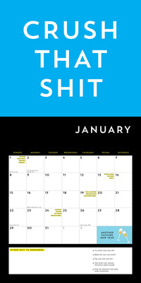 A F*cking 2023 Wall Calendar: Get Your Sh*t Together This Year - Includes Stickers!