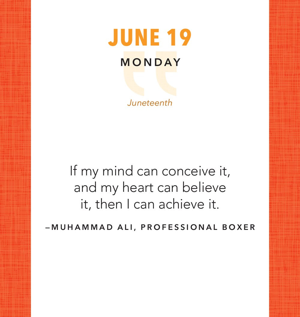 2023 Great Quotes From Great Leaders Boxed Calendar