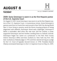 2023 History Channel This Day in Women's History Boxed Calendar