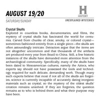 2023 History Channel Unexplained Mysteries Boxed Calendar