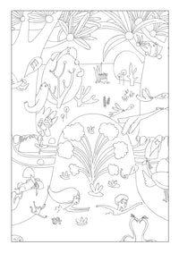 The Garden, the Curtain & the Cross Coloring & Activity Book