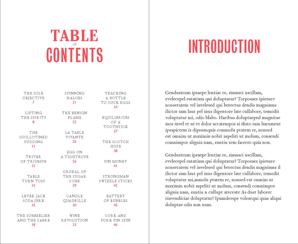 Dangerous Experiments for After Dinner