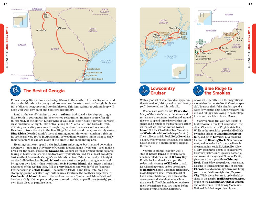Lonely Planet Georgia & the Carolinas