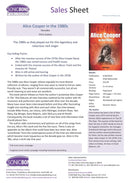 Alice Cooper in the 80s