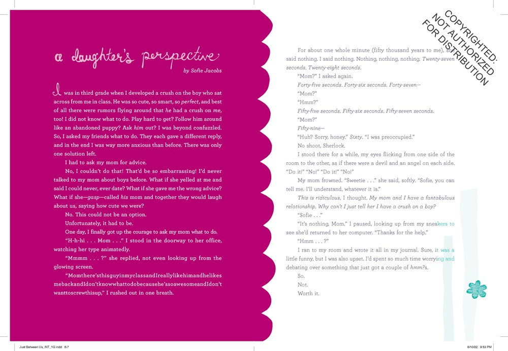 Just Between Us: Mother & Daughter revised edition