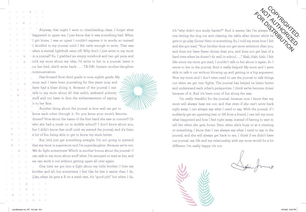 Just Between Us: Mother & Daughter revised edition