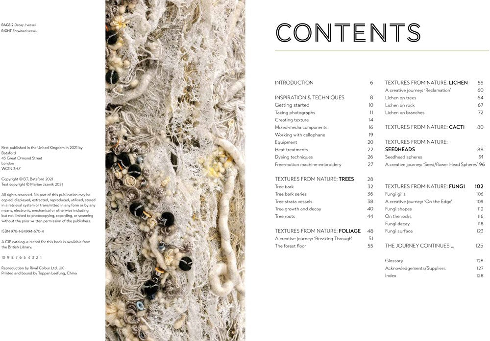 Textures from Nature in Textile Art