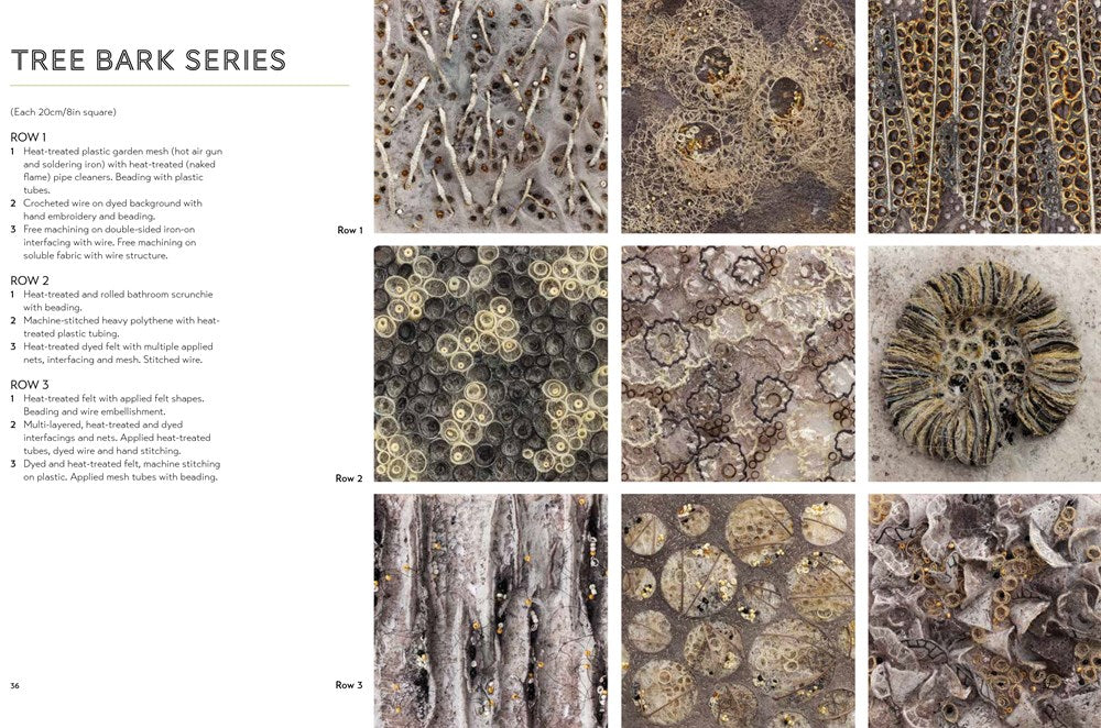Textures from Nature in Textile Art