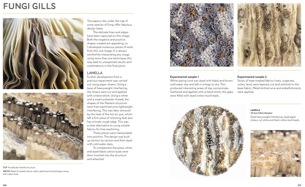 Textures from Nature in Textile Art