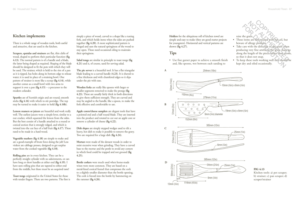 Green Woodworking Pattern Book