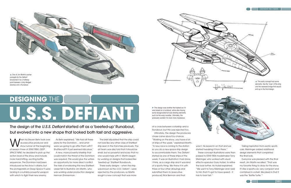 Star Trek Designing Starships: Deep Space Nine and Beyond