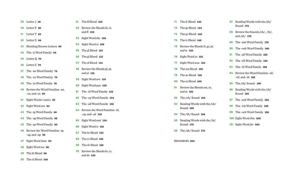 Learn to Read Activity Book